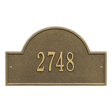 Load image into Gallery viewer, Whitehall Arch Marker - Standard Wall Plaque