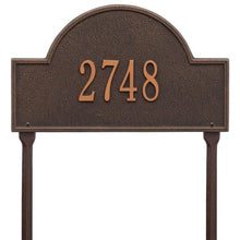 Load image into Gallery viewer, Whitehall Arch Marker - Standard Lawn Plaque
