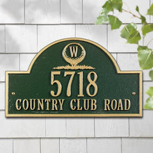 Load image into Gallery viewer, Whitehall Monogram Golf Arch Wall Plaque