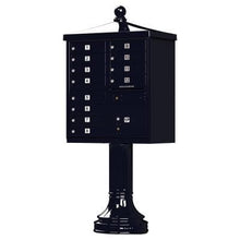 Load image into Gallery viewer, Auth Florence Cluster Boxes Vital 1570-12V2 - 12 Tenant Door, 1 Parcel Locker, Vogue Decorative Traditional Style Cap Security CBU Cluster Mailbox (Pedestal Included)