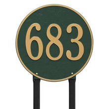 Load image into Gallery viewer, Whitehall Round - Estate Lawn Plaque