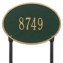 Load image into Gallery viewer, Whitehall Hawthorne Oval - Standard Lawn Plaque