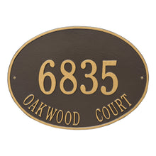 Load image into Gallery viewer, Whitehall Hawthorne Oval - Estate Wall Plaque