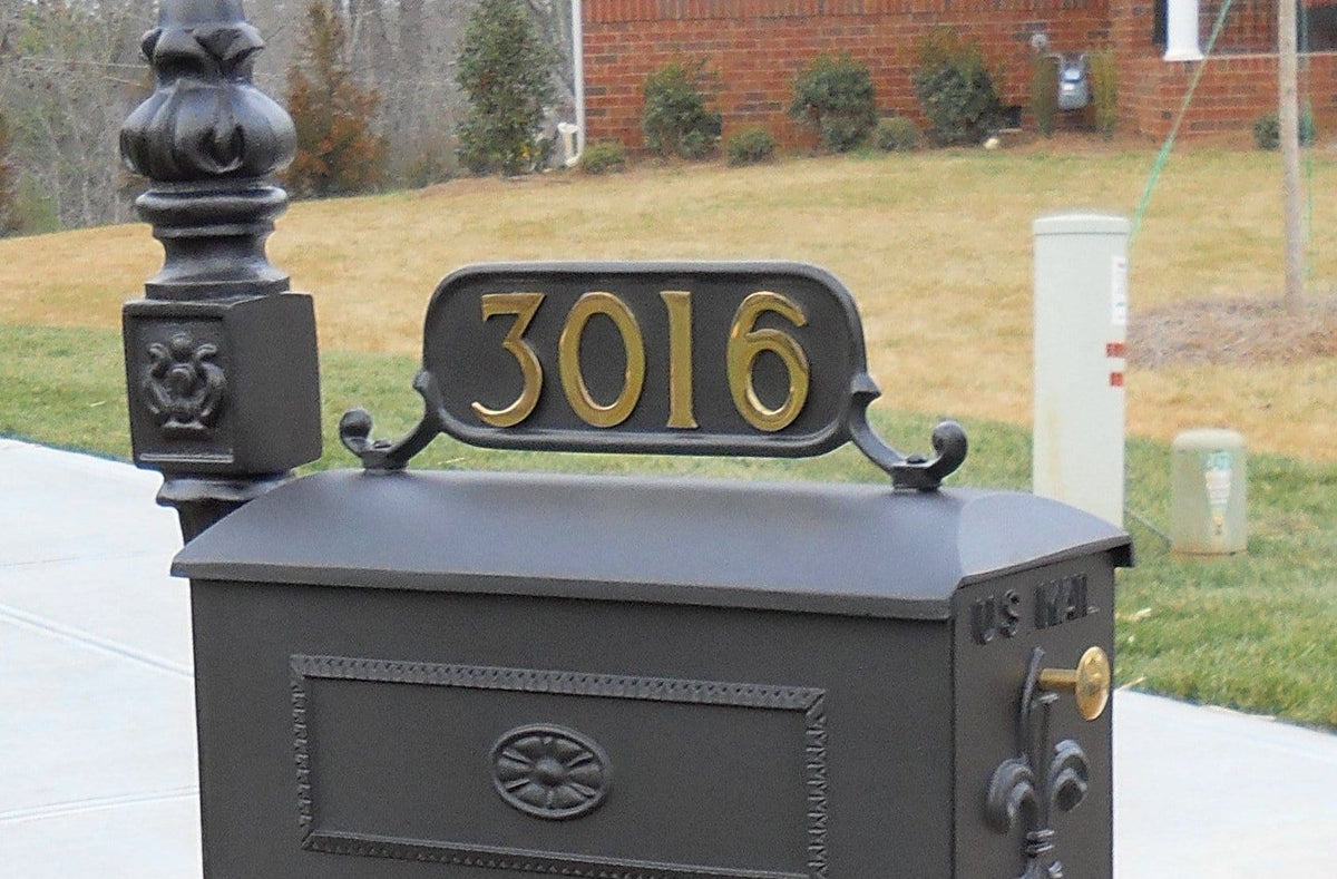 3 Inch Brass Number Carolina Mailboxes, Inc.