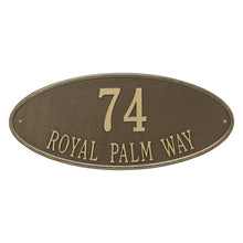 Load image into Gallery viewer, Whitehall Madison Oval - Estate Wall Plaque