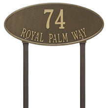 Load image into Gallery viewer, Whitehall Madison Oval - Estate Lawn Plaque