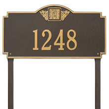 Load image into Gallery viewer, Whitehall Monogram - Estate Lawn Plaque
