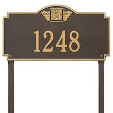 Load image into Gallery viewer, Whitehall Monogram - Estate Lawn Plaque
