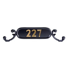 Load image into Gallery viewer, Imperial Mailbox Numbers Imperial #1 Number Plate with 2-inch brass numbers
