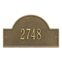 Load image into Gallery viewer, Whitehall Arch Marker - Standard Wall Plaque
