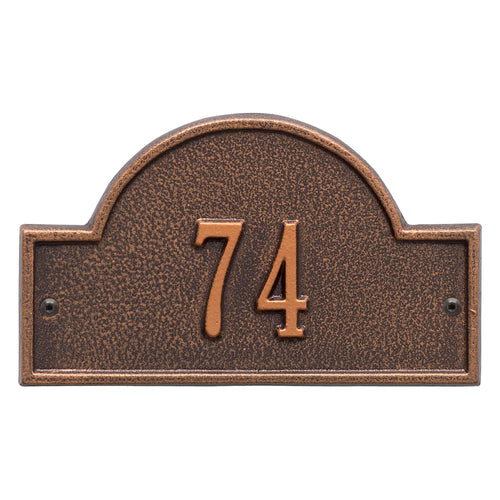Whitehall Arch Marker - Petite Wall Plaque