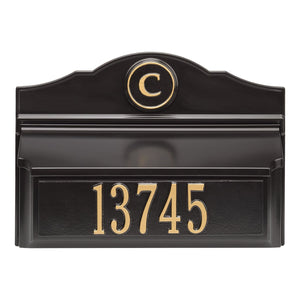 carolina mailboxes nc Colonial Wall Mailbox Pkg 1