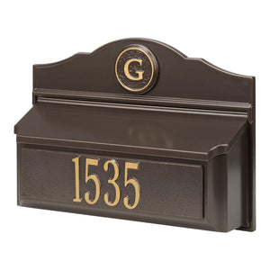 carolina mailboxes nc Colonial Wall Mailbox Pkg 1