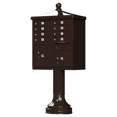 Vital 1570-8V2 | 8 Door, 2 Parcel Lockers, Traditional Cluster